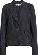 Wit & Wisdom Crop Knit Blazer