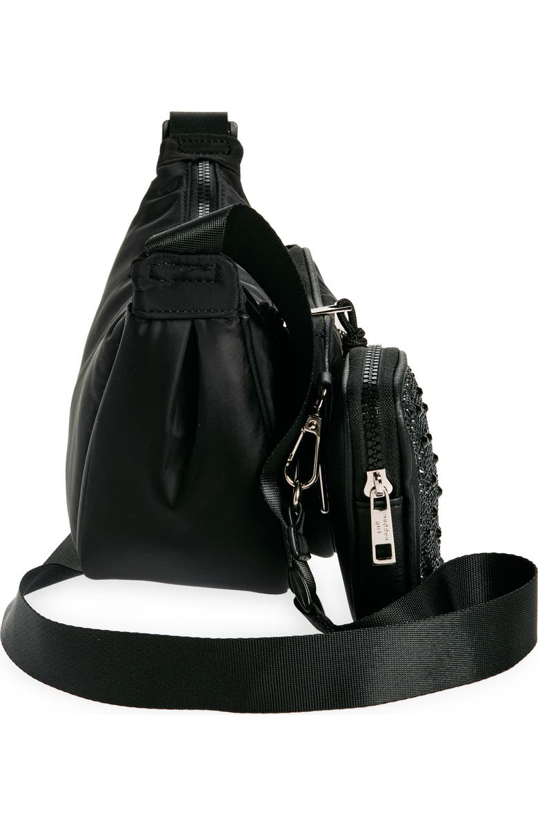 Madden Girl Nylon Crescent Bag, Alternate, color,