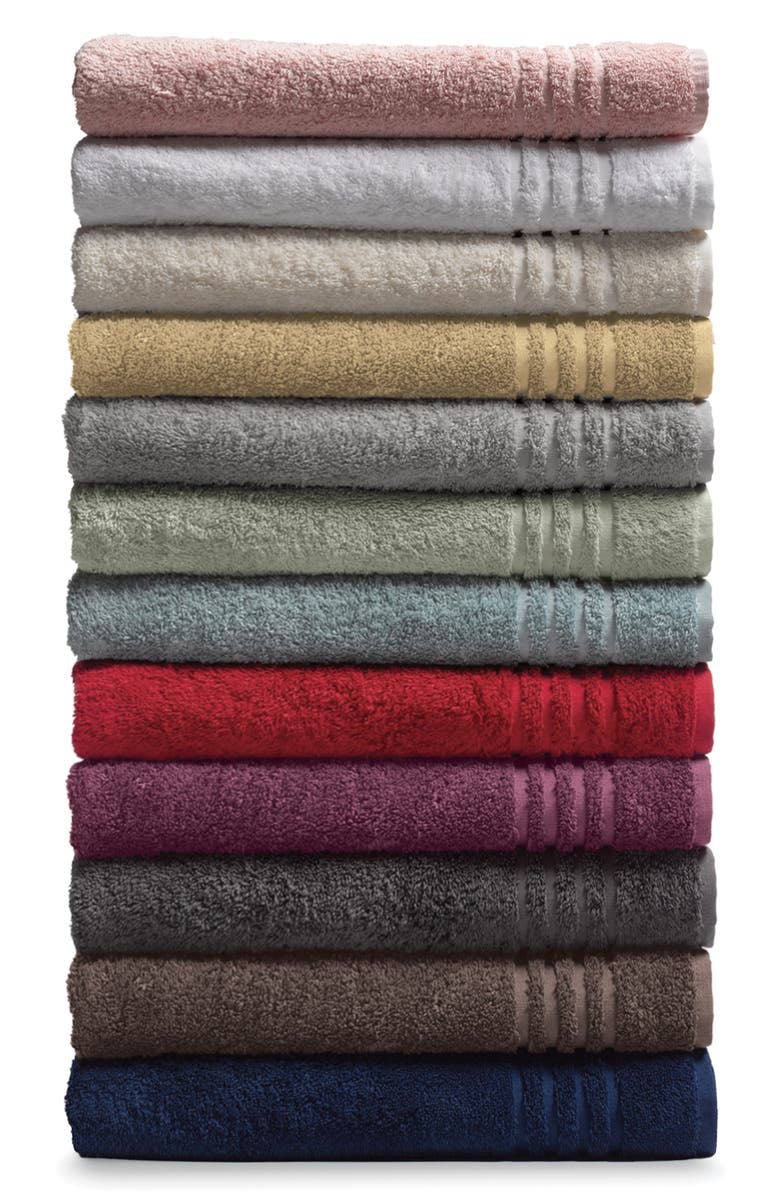 ELLA JAYNE HOME Solid Cotton 4-Piece Towel Set, Alternate, color, Grey