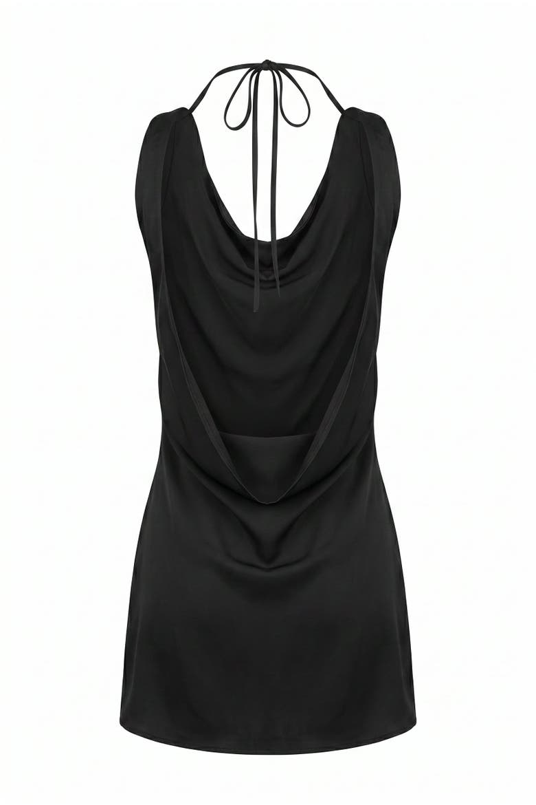 Marilyn Mini Dress, Alternate, color, Black