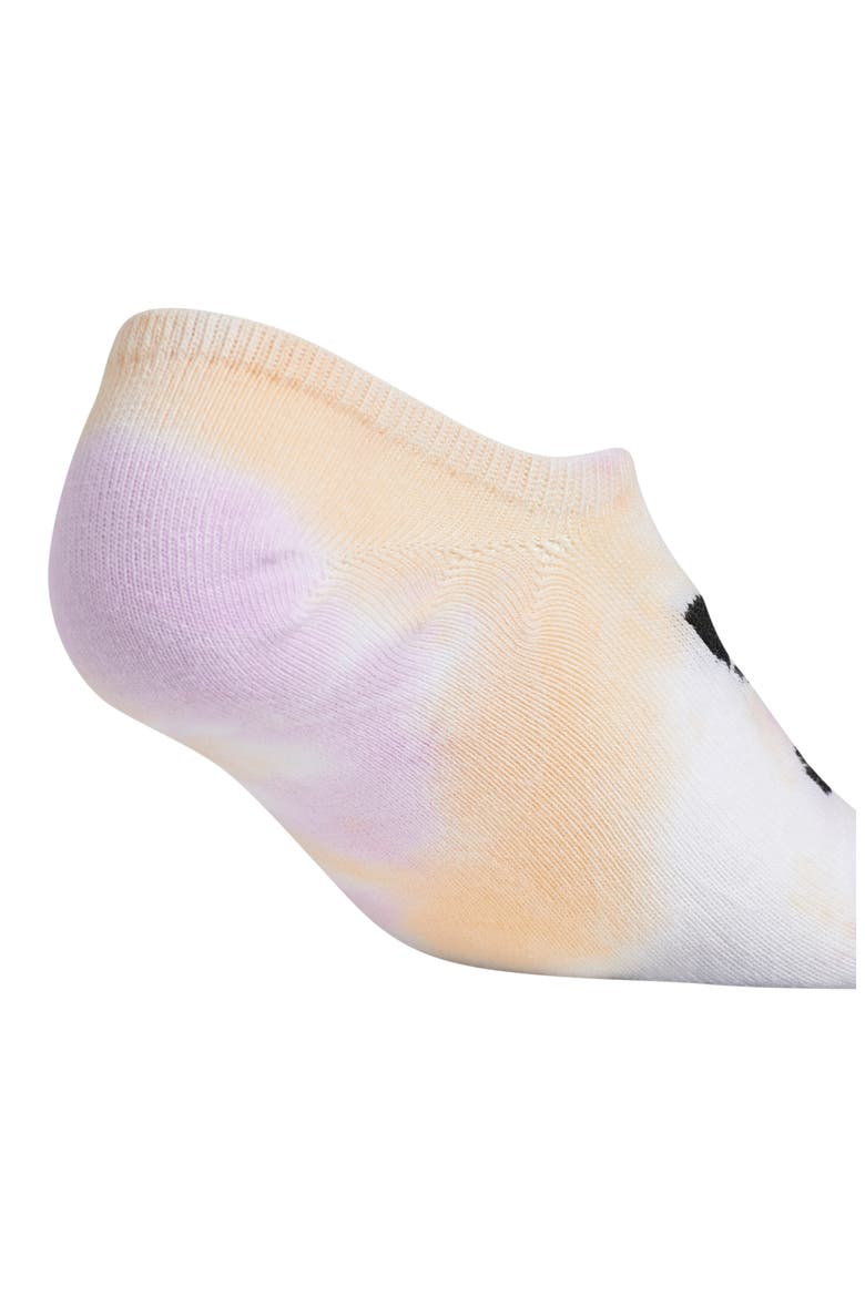 Assorted 3-Pack No-Show Socks, Alternate, color, ACID ORANGE/ CLEAR LILAC