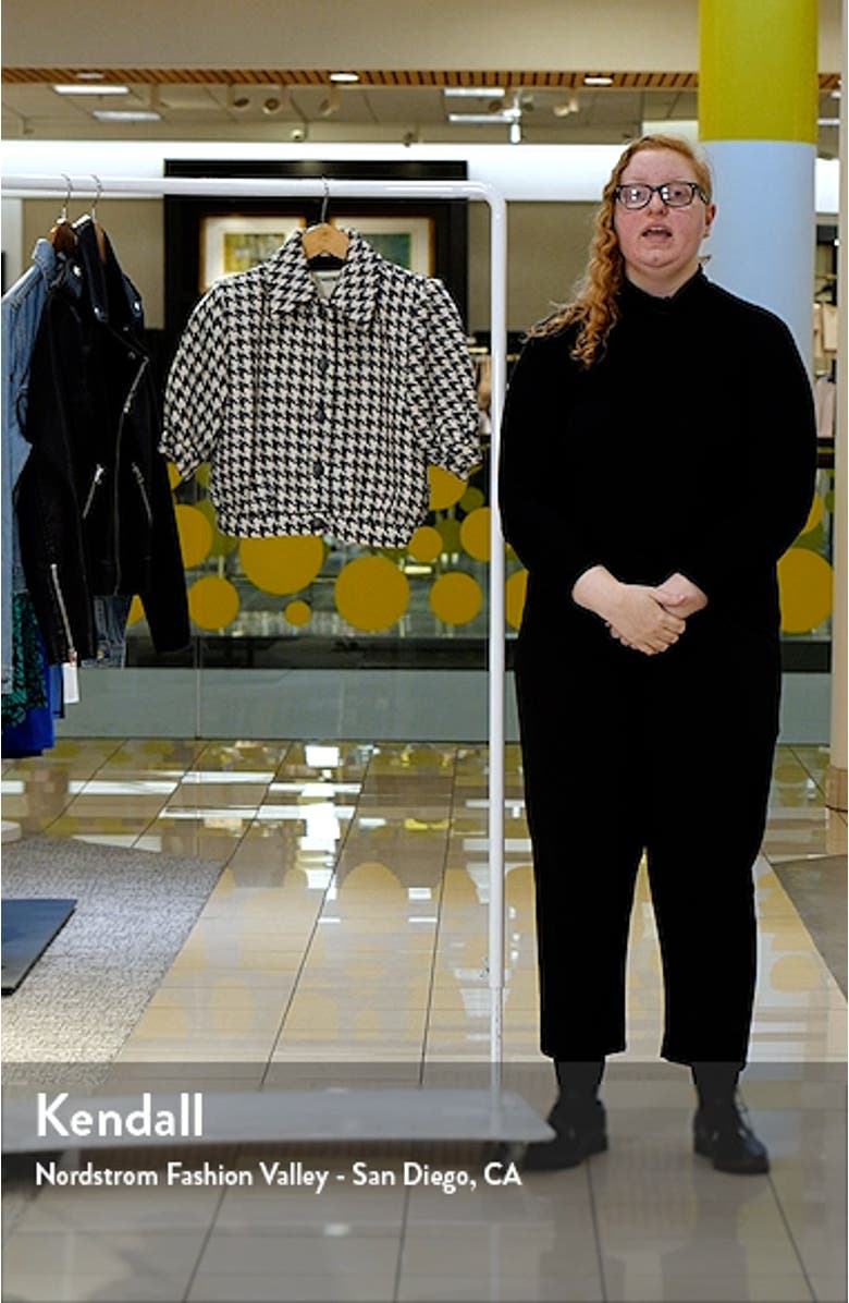 Cove Houndstooth Short Sleeve Jacket, sales video thumbnail