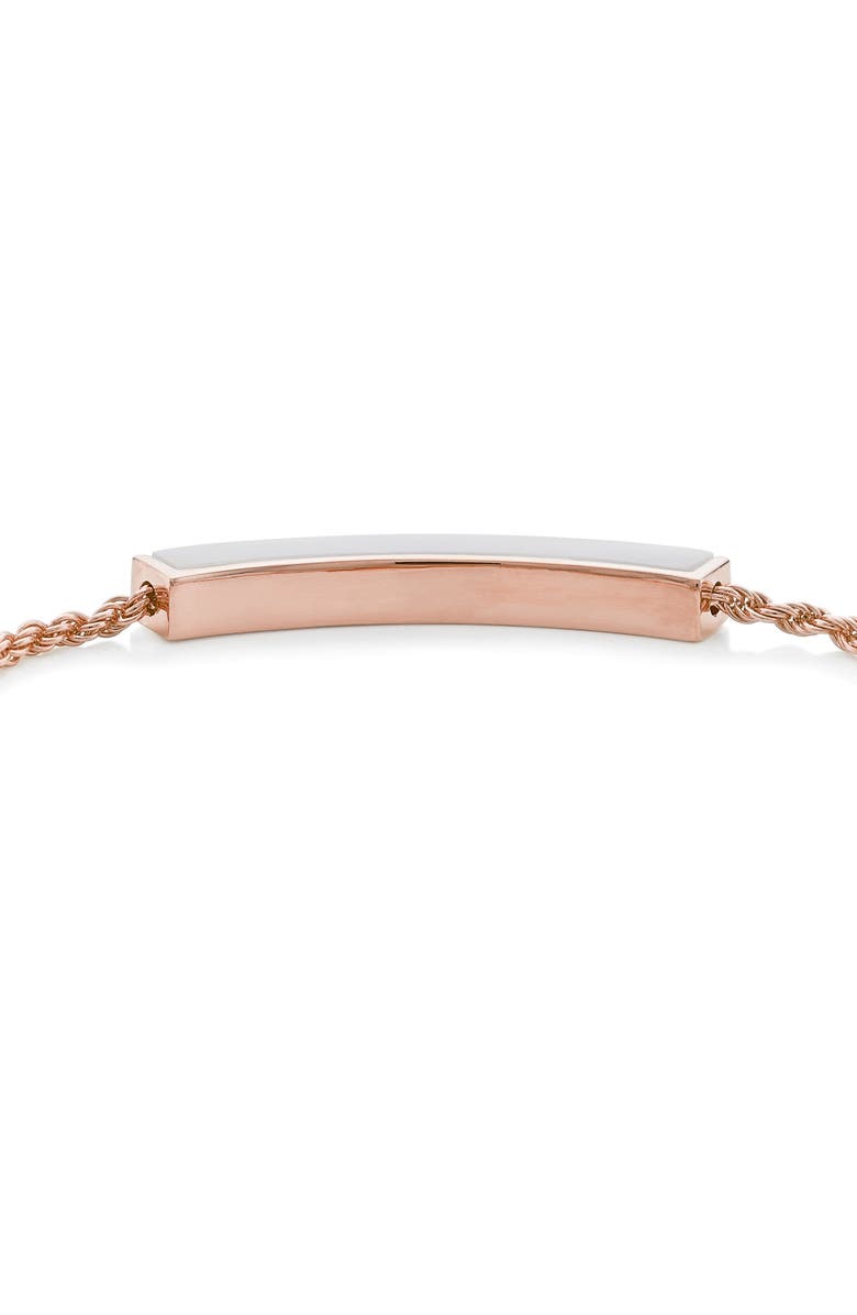 Monica Vinader Engravable Linear Semiprecious Stone Friendship Bracelet, Alternate, color,