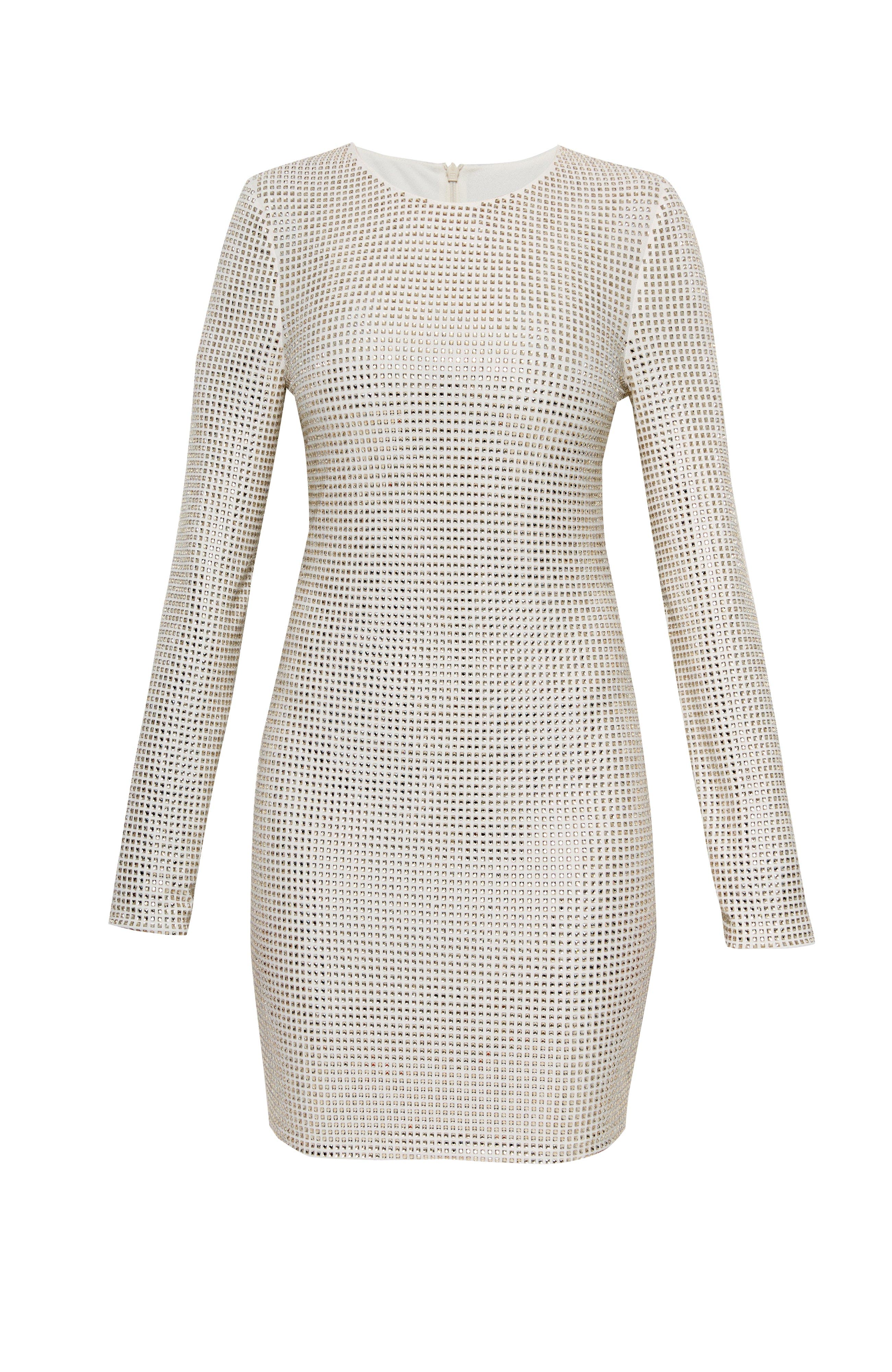 champagne winter dress Winter Moon Strapless Lace Trim Midi Dress Champagne
