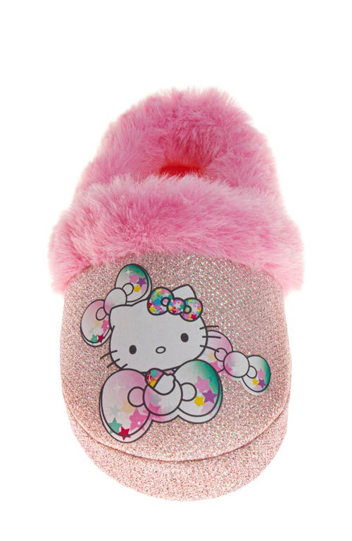 Josmo Kids' Hello Kitty® Faux Fur Slipper In Pink