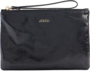 Isabel Marant Mino Leather Pouch Clutch