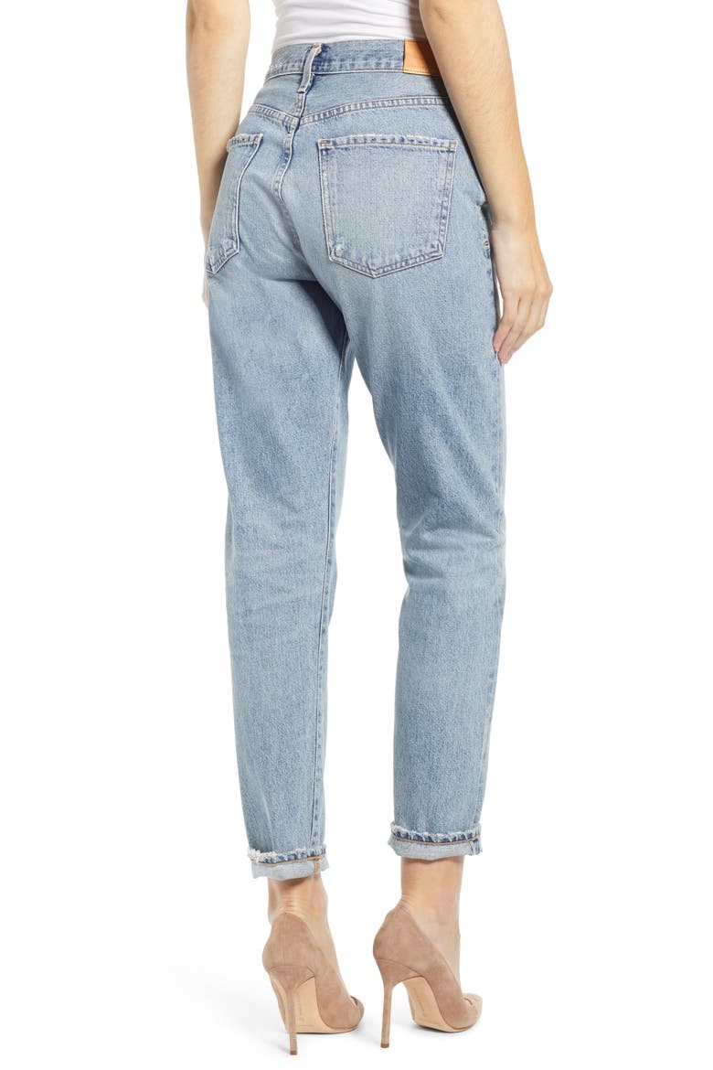 Liya High Waist Slim Boyfriend Jeans, Alternate, color, ARCHIVE