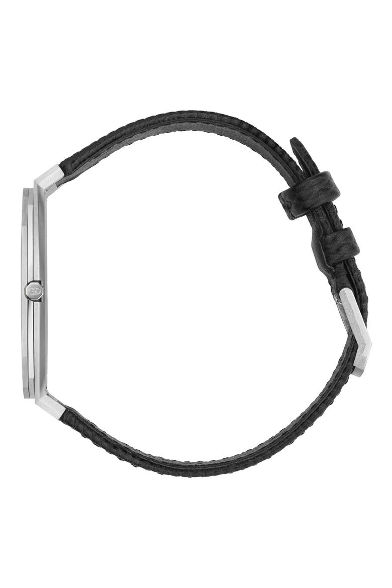 25H Leather Strap Watch, 38mm, Alternate, color, NO COLOR