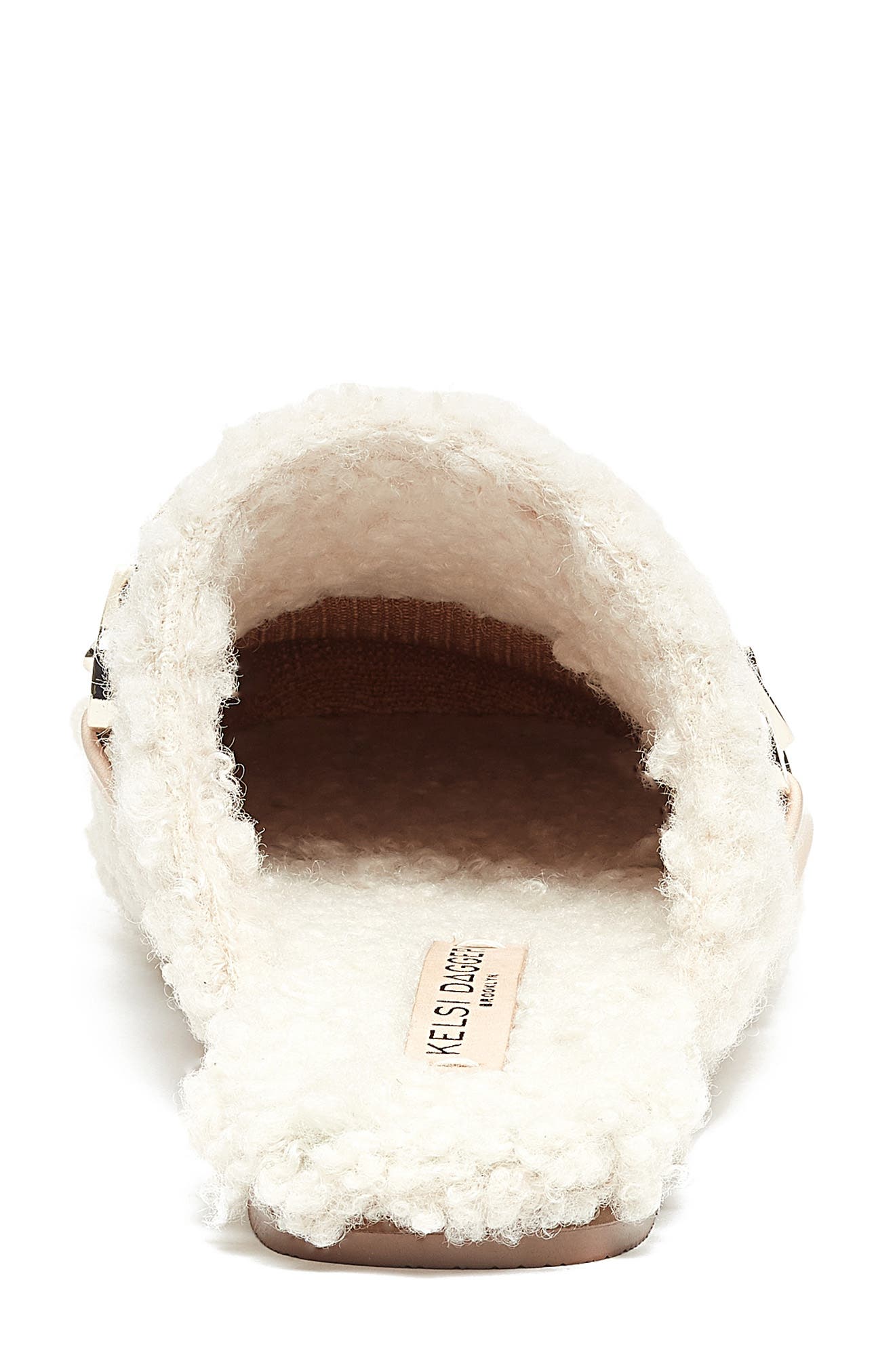 Washer Faux Shearling Slipper, Alternate, color, BISCOTTI