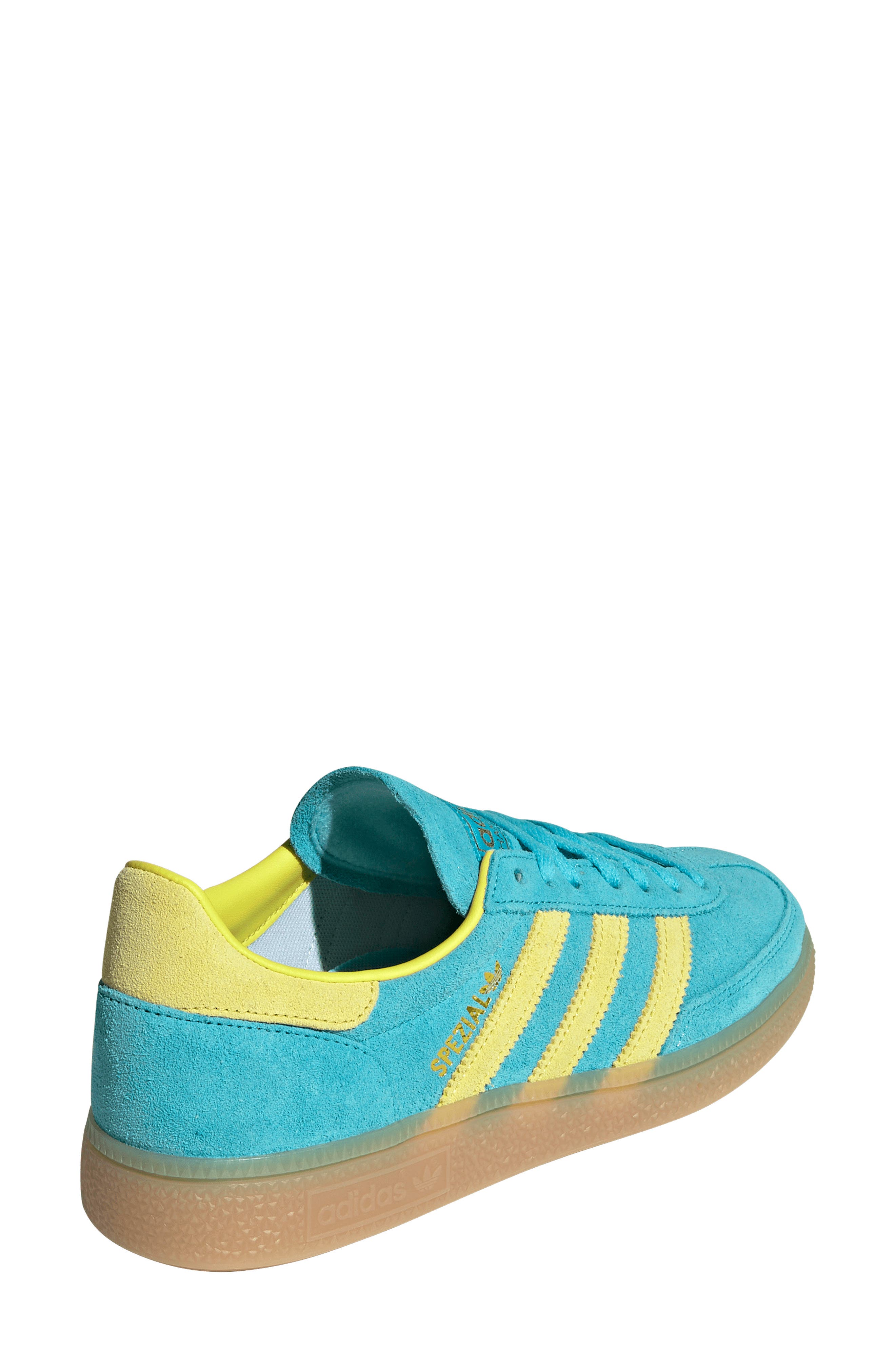 Handball Spezial Sneaker, Alternate, color, BLUE/ BRIGHT YELLOW/ GOLD