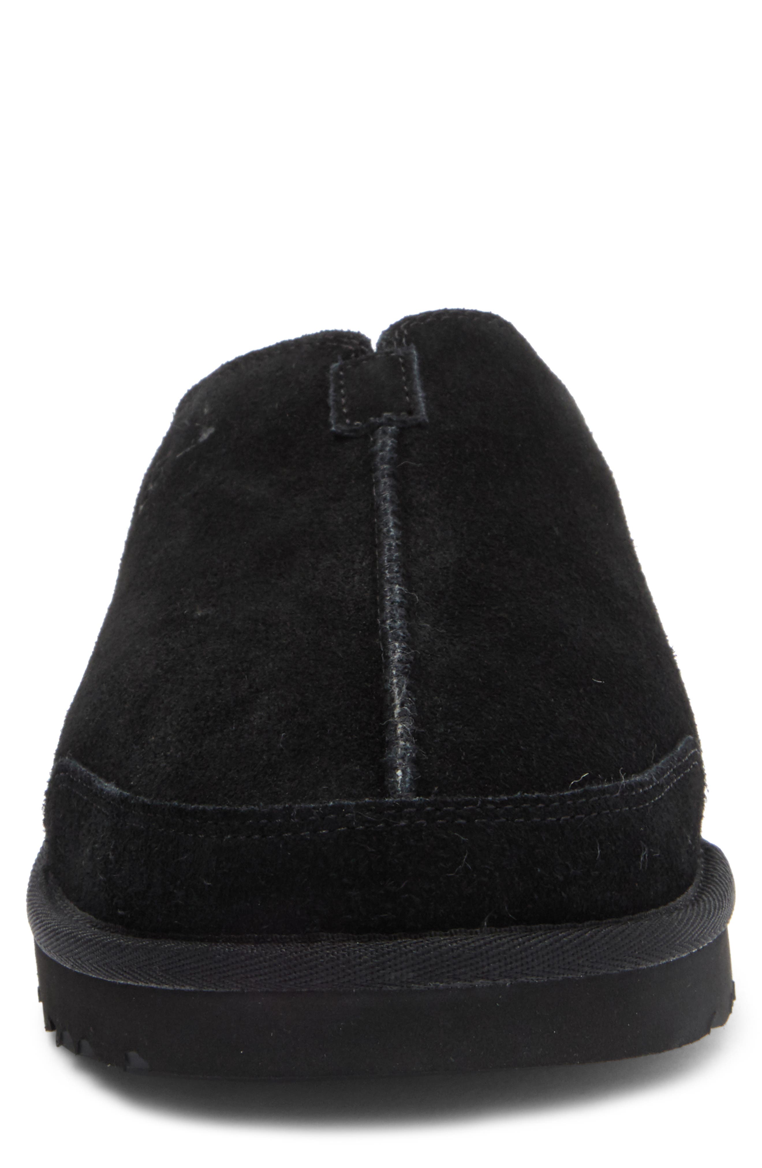 UGG<sup>®</sup> Marcman Wool Blend Lining Slipper, Alternate, color, Black