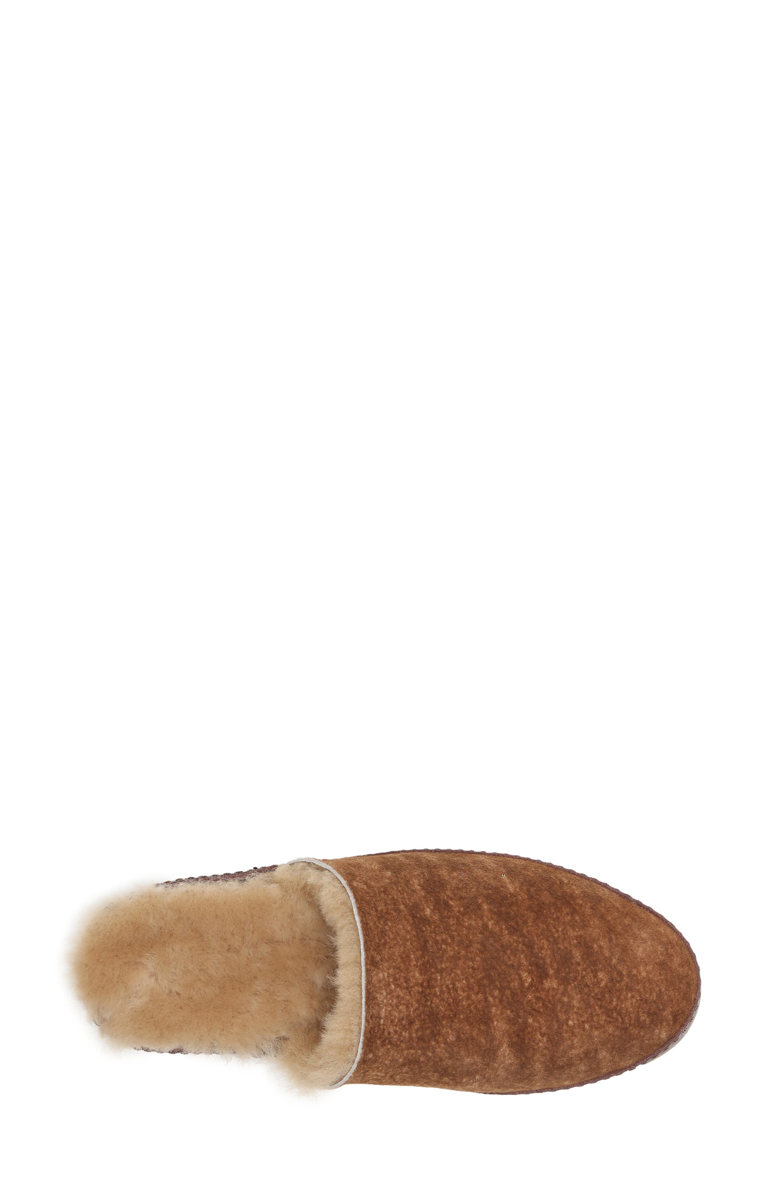 Ross & Snow Linda Genuine Shearling Scuff Slipper, Alternate, color, 