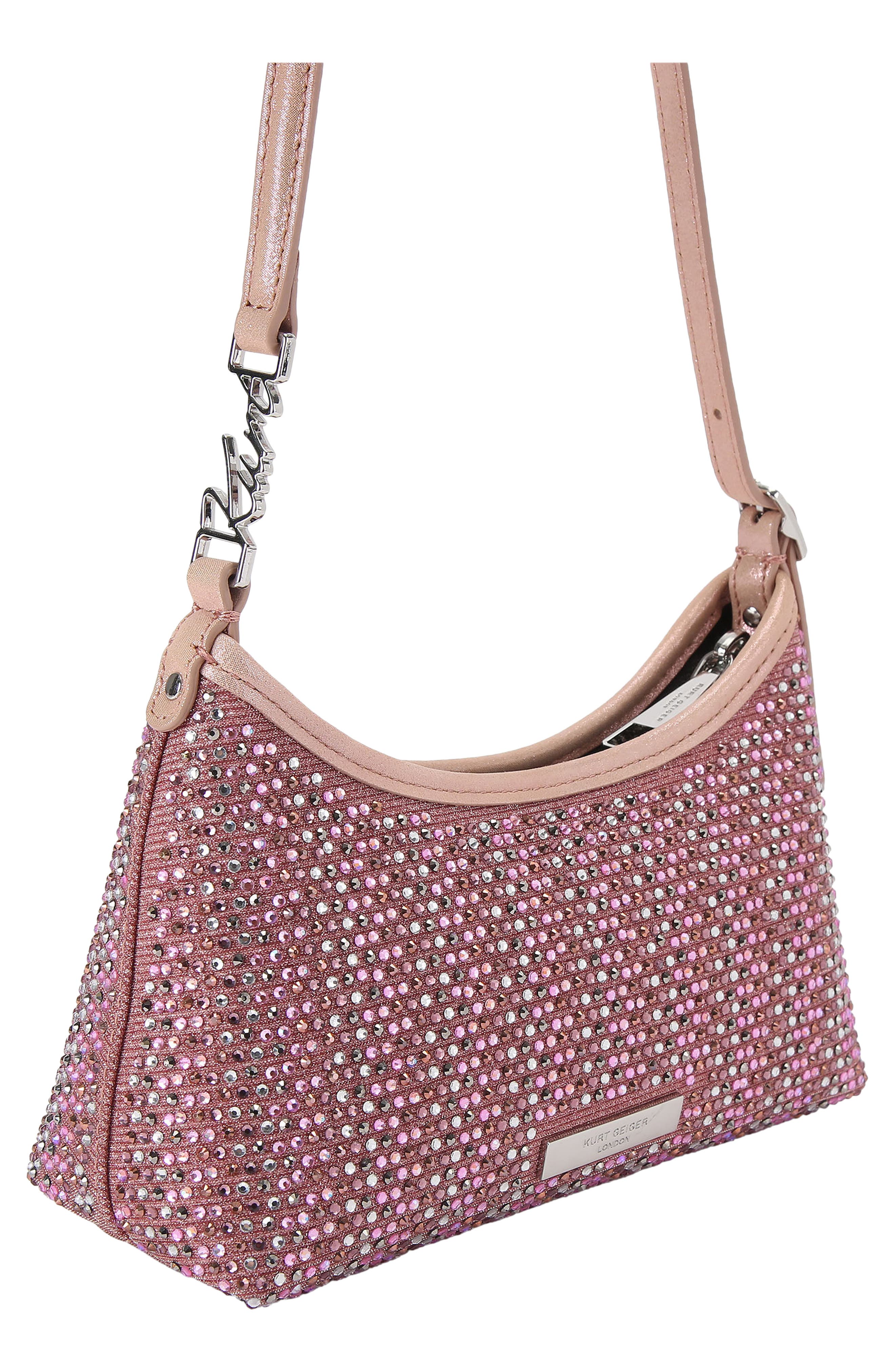 Mini Kurt Fabric Shoulder Bag, Alternate, color, PINK