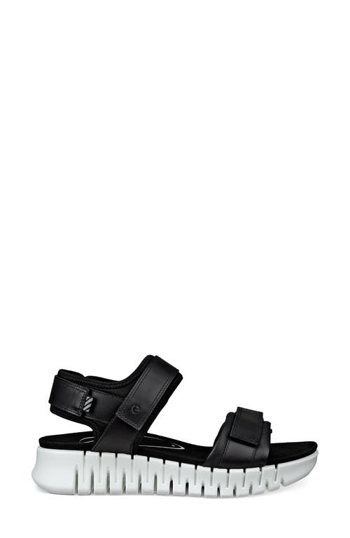 Ecco Gruuv Sol Sandal In Black