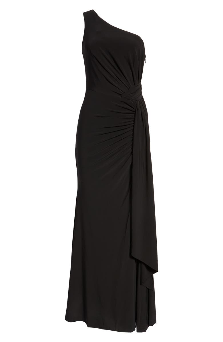 Vince Camuto One-Shoulder Pleated Waist Gown, Alternate, color,