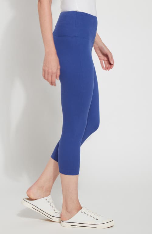 Lyssé Denim Capri In Ultra Blue