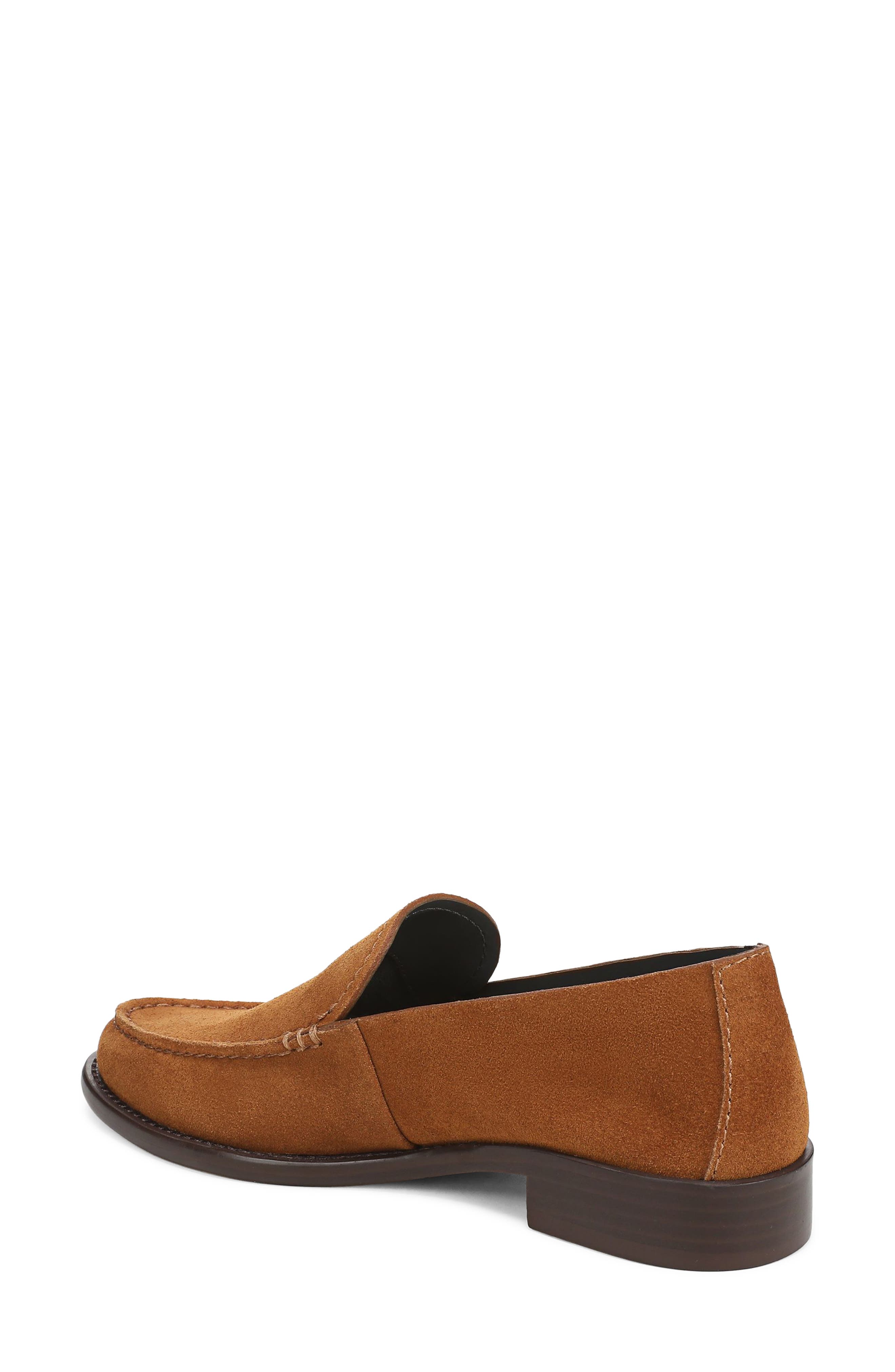 Franco Sarto Cove Loafer, Alternate, color, Brown Suede