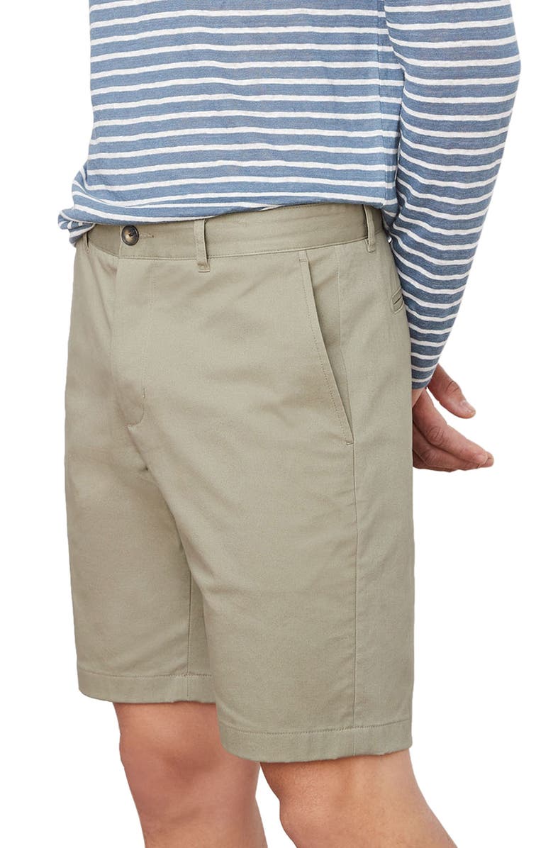 Vince Griffith Stretch Cotton Twill Chino Shorts, Alternate, color, Arrowroot