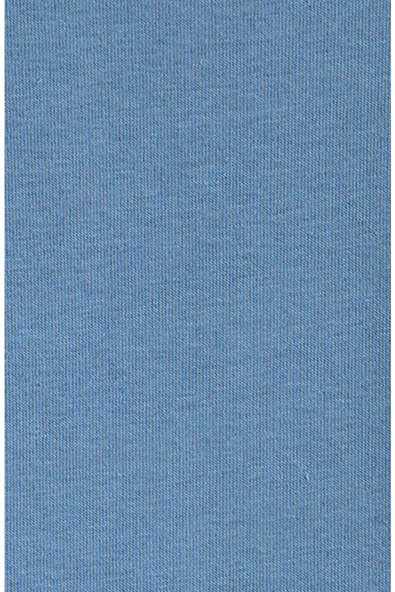 Kids' Drop Waist Cotton Blend Dress, Alternate, color, INDIGO WAVE