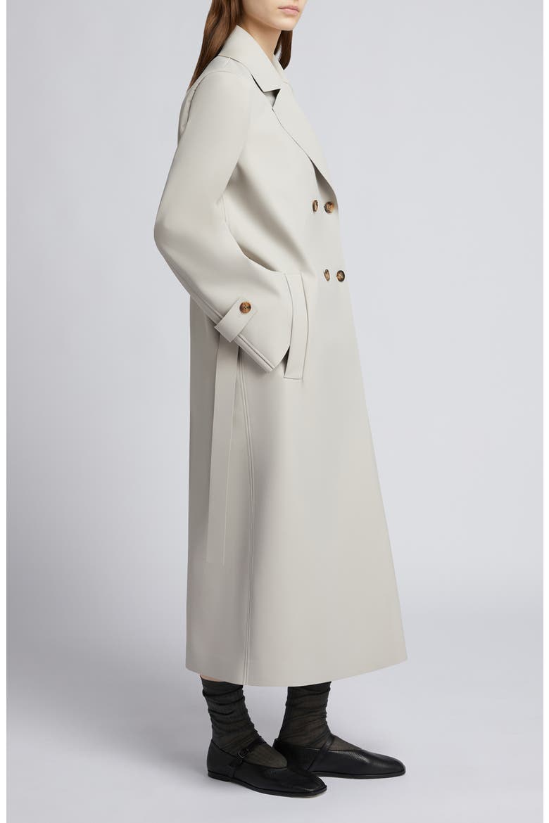 Cedro Faux Leather Trench Coat, Alternate, color, SAND