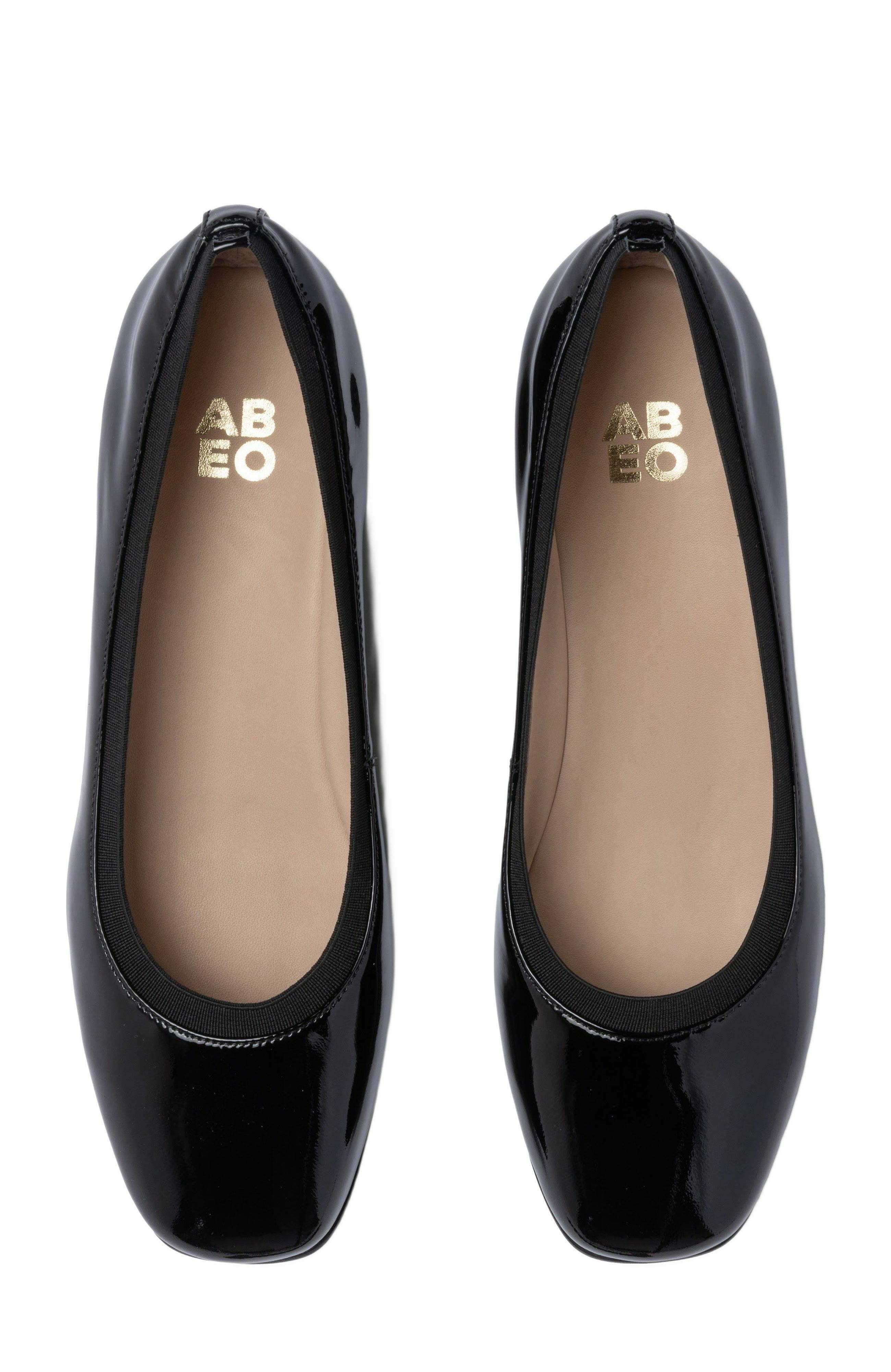 ABEO Cadence Ballet Flat, Alternate, color, Black - Regular