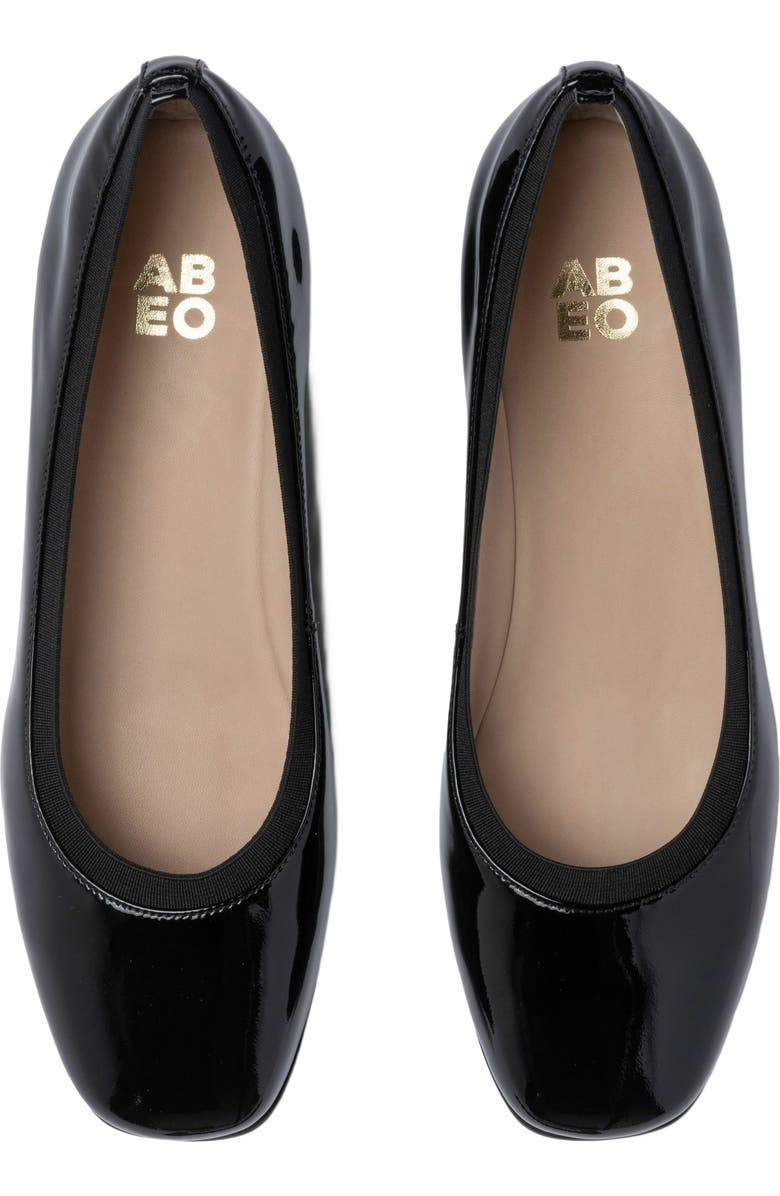 ABEO Cadence Ballet Flat, Alternate, color, Black Patent - Metatarsal