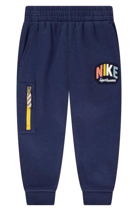 Kids' Bouclé Trim Graphic Joggers (Toddler & Little Kid)