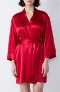 Etam Pearly Deshabille Silk Robe