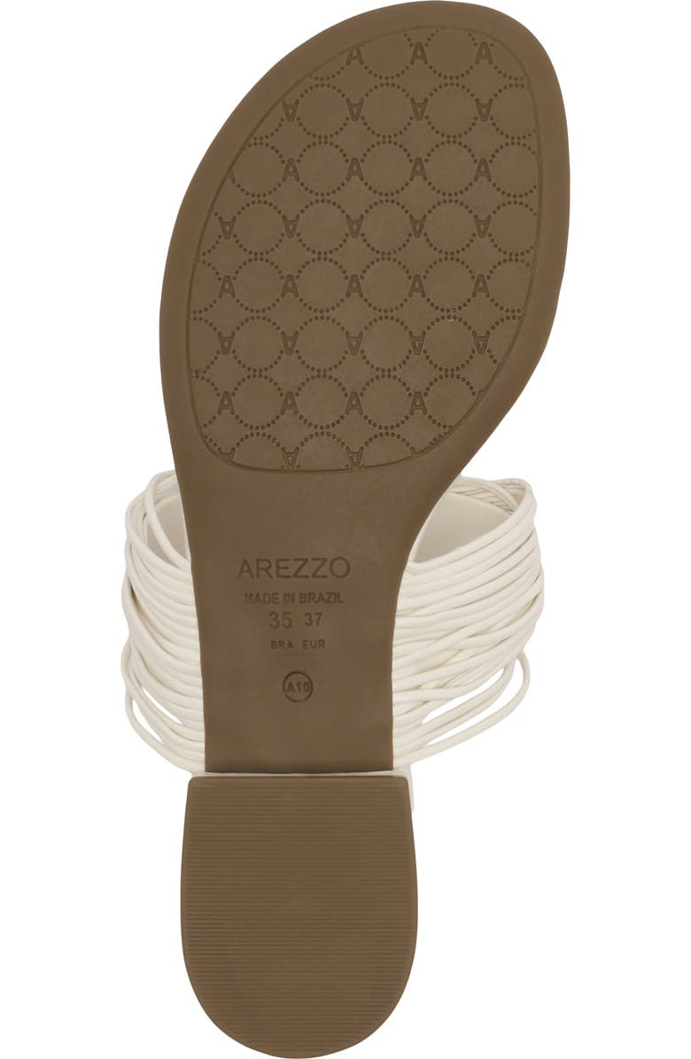 Arezzo Elani Sandal, Alternate, color, Cream White