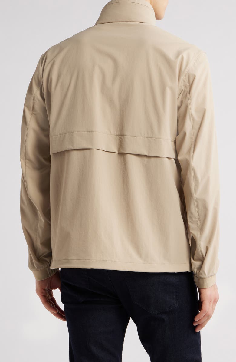 BOSS Caldar Hooded Zip-Up Jacket, Alternate, color, Light Beige
