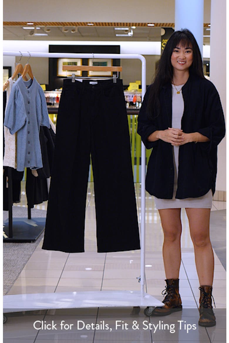 The Mia Petite High Waist Wide Leg Jeans video
