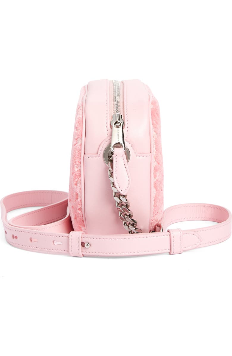 Burberry Mini Lola TB Monogram Toweling Camera Crossbody Bag, Alternate, color,