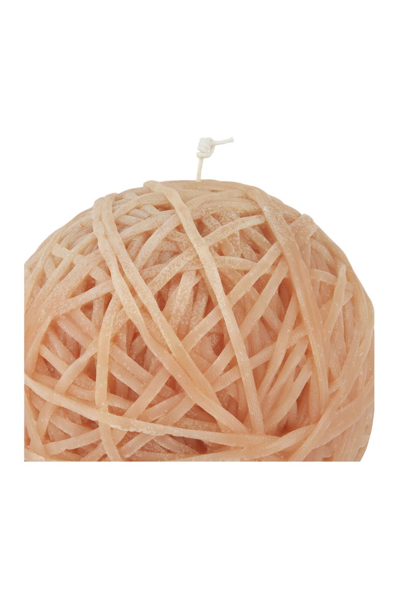 Gomitolo Large Candle, Alternate, color, OCHRE YELLOW
