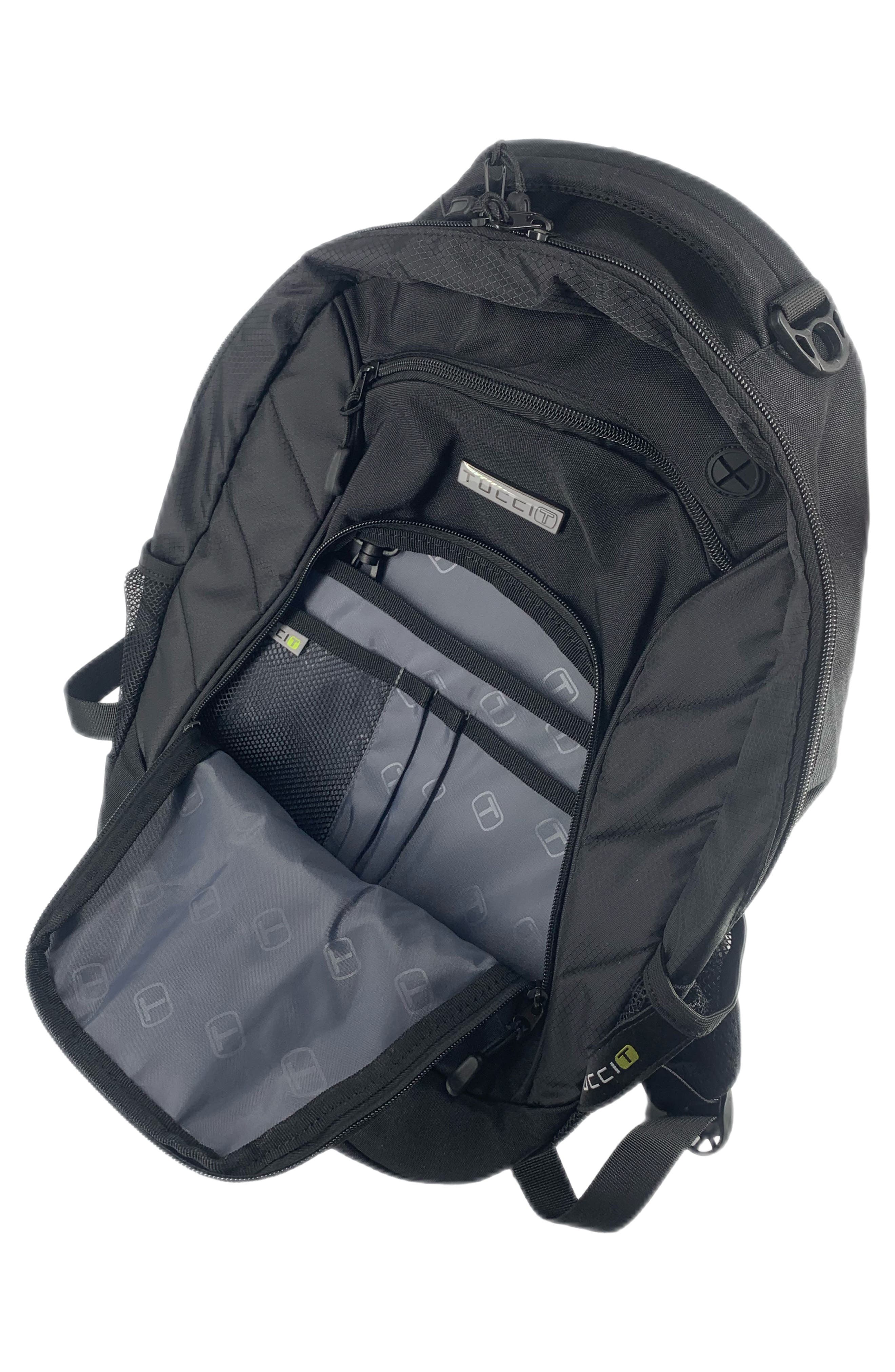 Cyclist Backpack, Alternate, color, BLACK