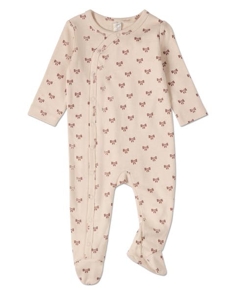 Cotton Rich Side-Snap Footie