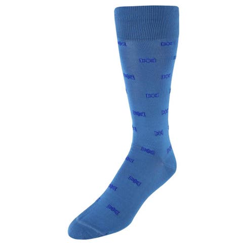 Dapper Bow Tie Novelty Mid Calf Mercerized Cotton Socks (1 Pair)