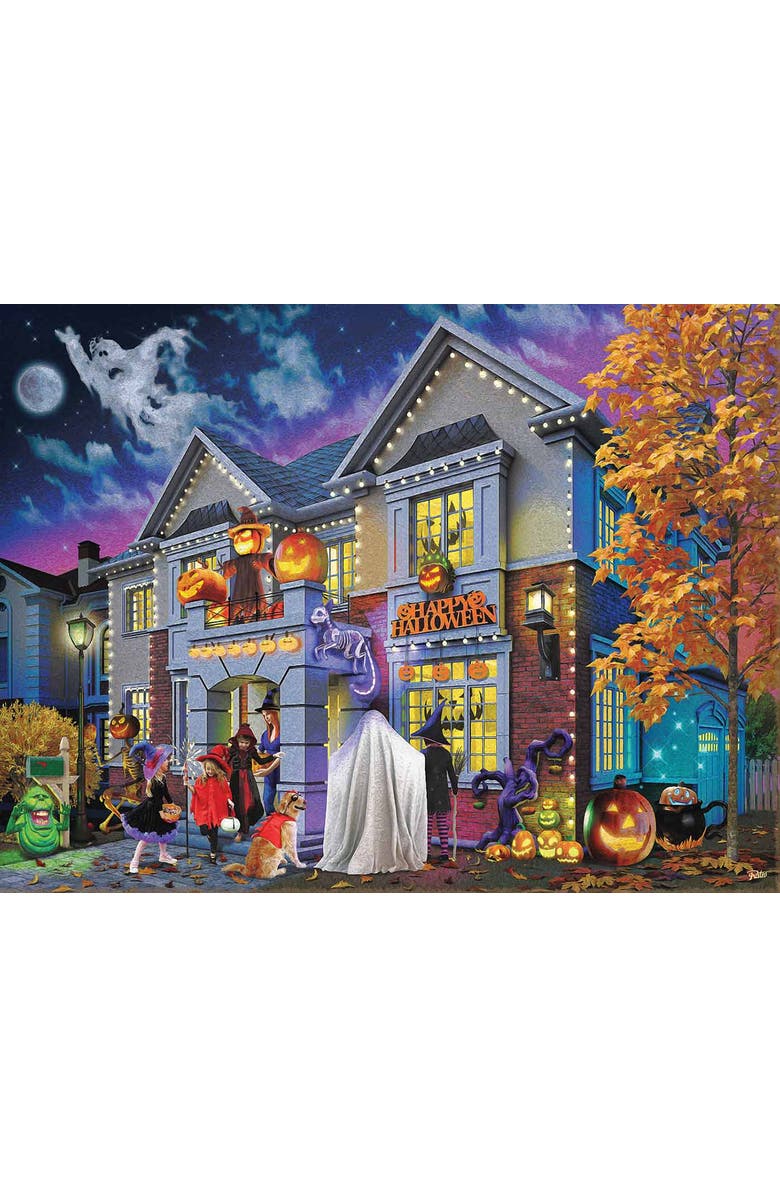 Sunsout Where's the Halloween Party 500 piece Jigsaw Puzzle for Adults, Alternate, color, Multicolor