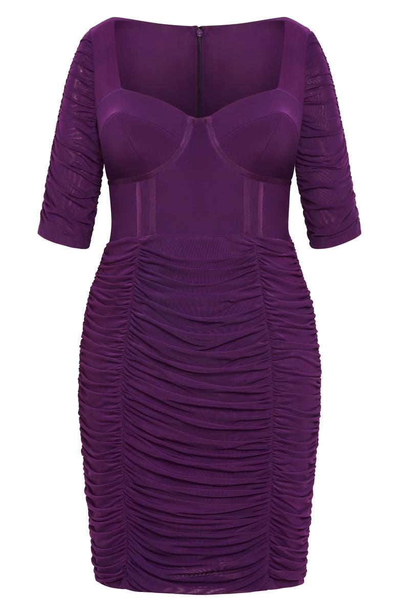 City Chic Bustier Dress, Alternate, color, 