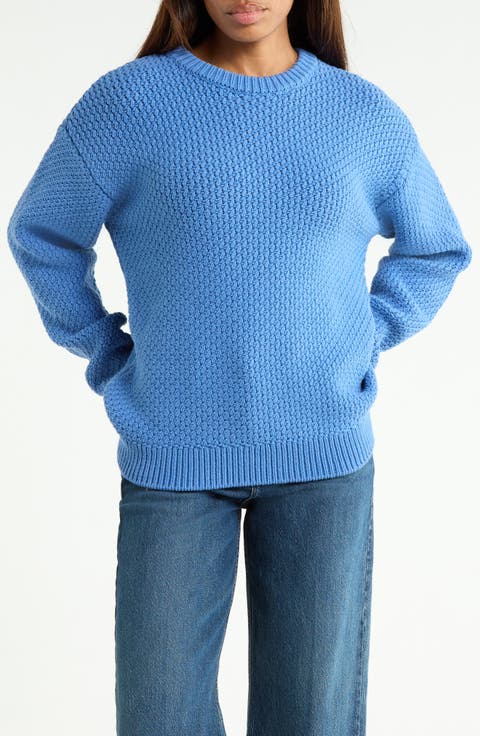 The Regatta Crewneck Cotton Blend Sweater