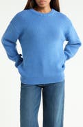 FRAME The Regatta Crewneck Cotton Blend Sweater