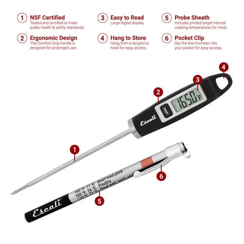 Escali Kitchen Scale And Thermometer Kit In Multi