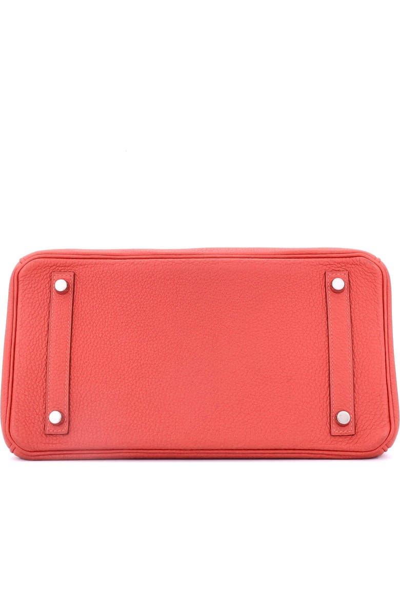 Pre-Owned Hermes Birkin Handbag Red Togo with Palladium Hardware 30, Alternate, color, Rouge Pivoine