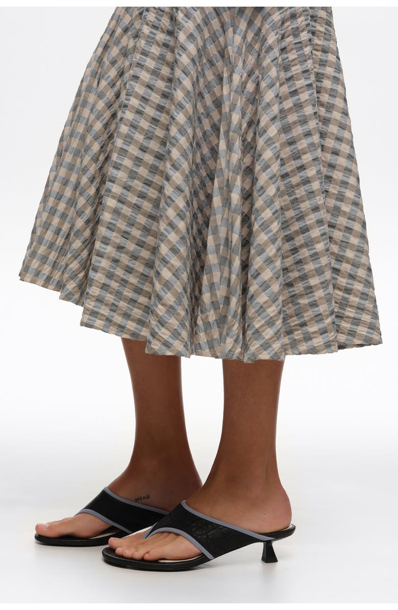 Bimba y Lola Heeled sandal in leather, Alternate, color, Black