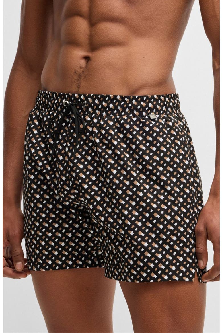 Manu New Swim Trunks, Main, color, BLACK