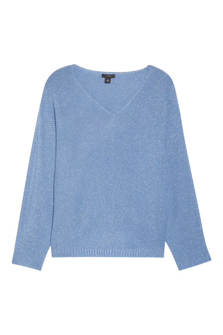 V-Neck Dolman Sweater, Main, color, SOFT INDIGO