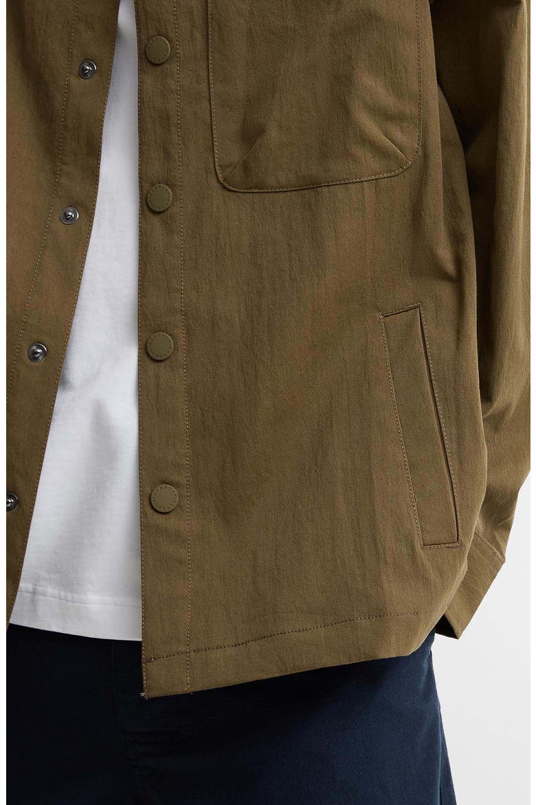 Strickland Textured Cotton Blend Overshirt, Alternate, color, CLAY