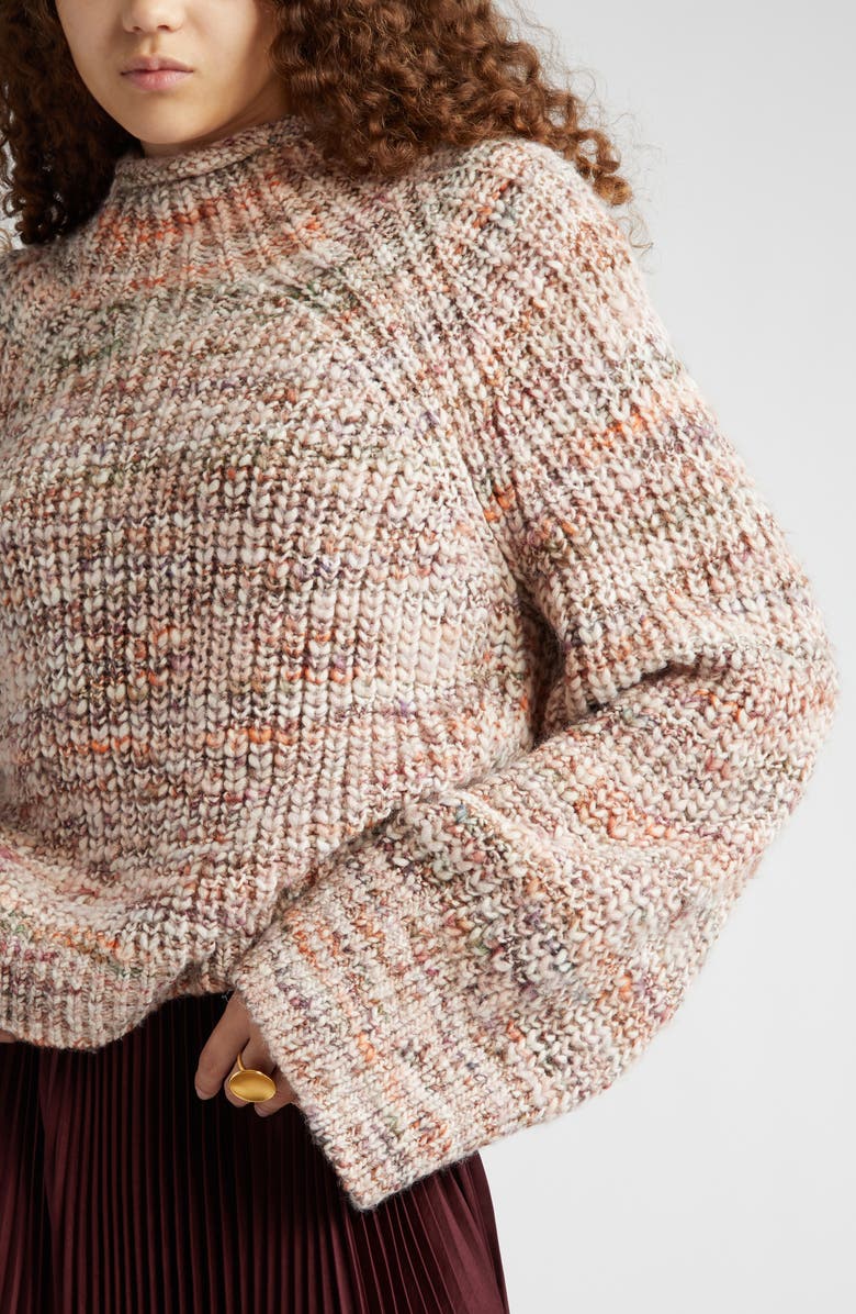 A.L.C. Liv Marled Sweater, Alternate, color, Sirocco Rose Marl