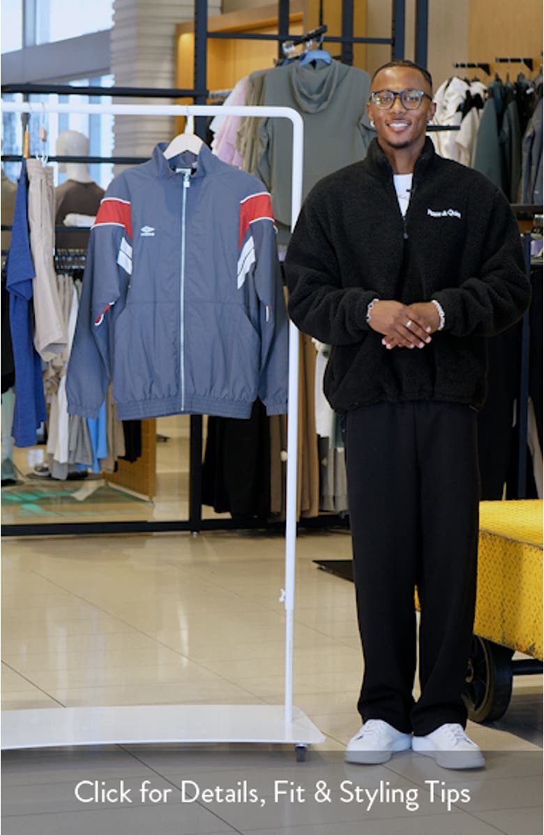 Relaxed Nylon Track Jacket, sales video thumbnail