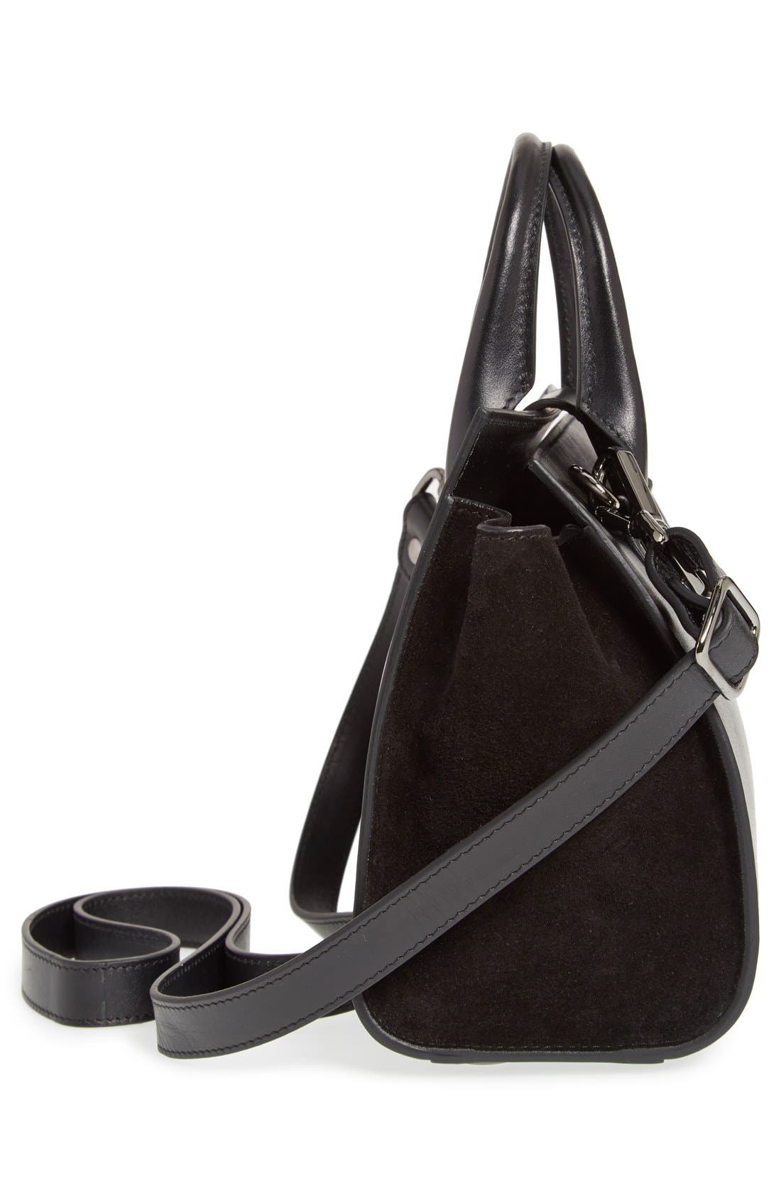 Jimmy Choo 'Mini Riley' Leather Crossbody Bag, Alternate, color, 