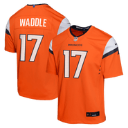 Nike Youth Nike Jaylen Waddle Orange Denver Broncos Game Jersey